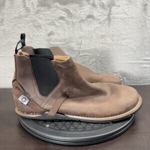 Xero Mens Size 11 Melbourne Chelsea Style Leather Brown Slip On Casual Boots